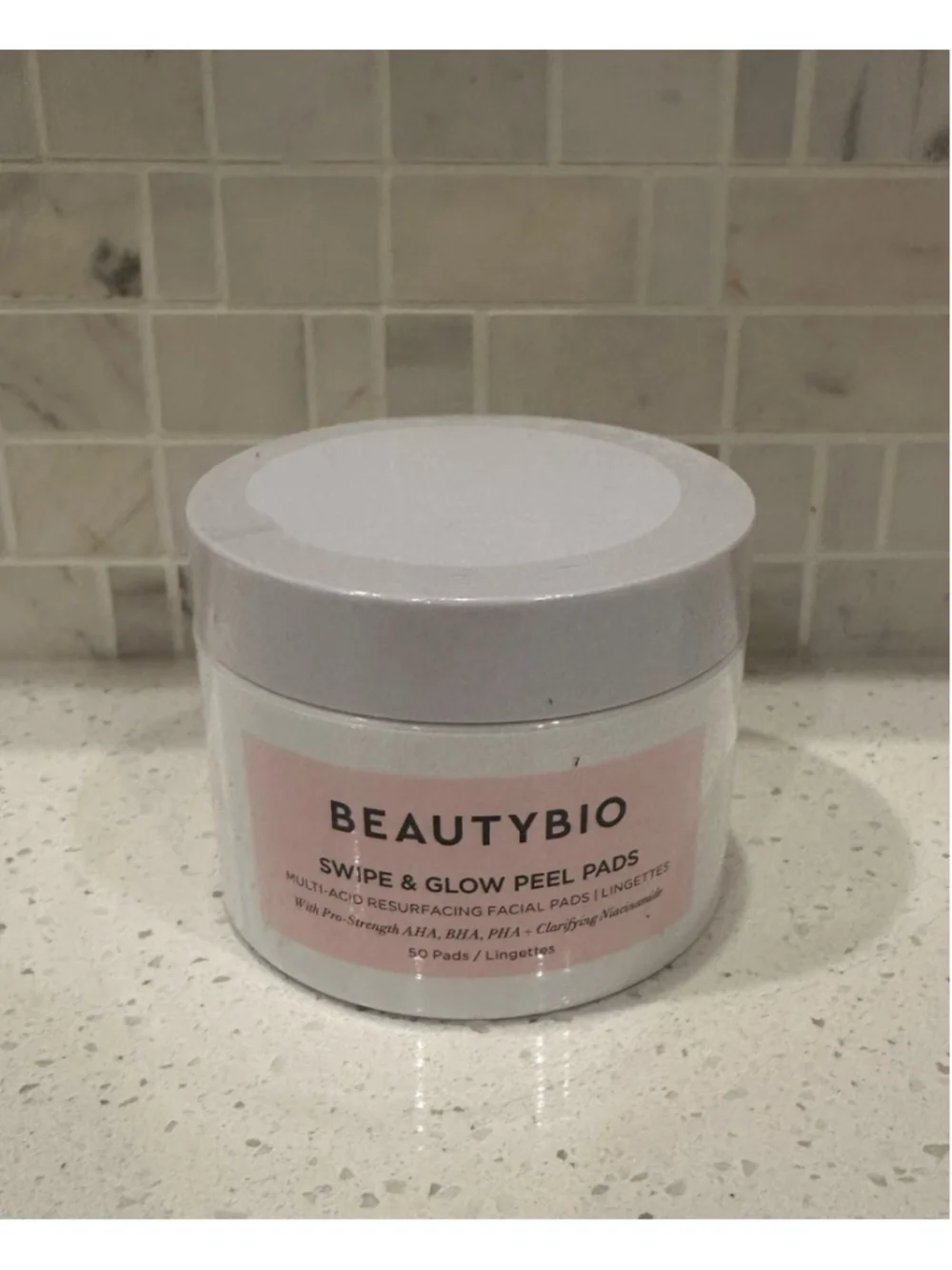 BeautyBio Swipe & Glow Peel Pads | 50 Pads | NEW & SEALED